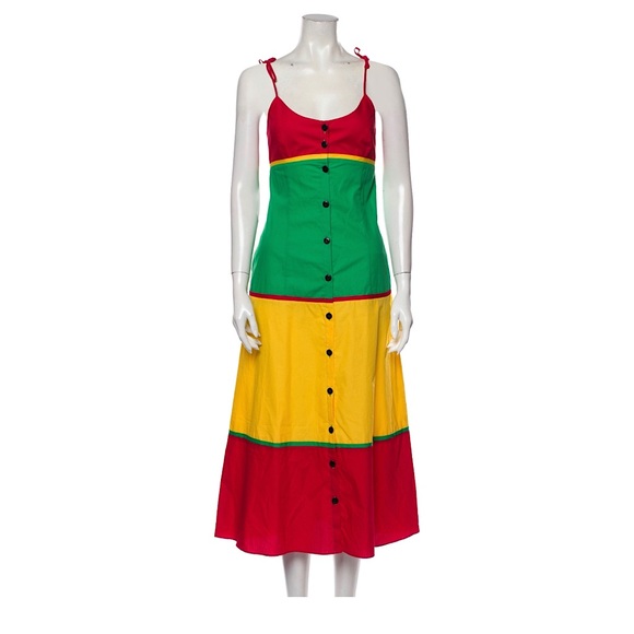 NWT! La Ligne ColorBlock Maxi Dress - Picture 6 of 12